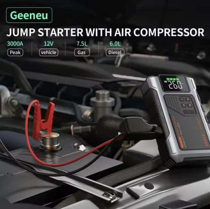 Keyf™ Jump Starter With Air Compressor