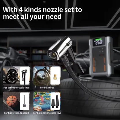 Keyf™ Jump Starter With Air Compressor