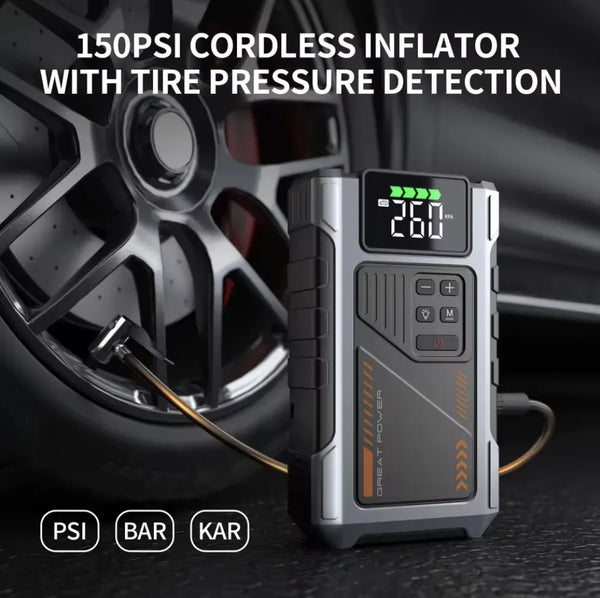 Keyf™ Jump Starter With Air Compressor