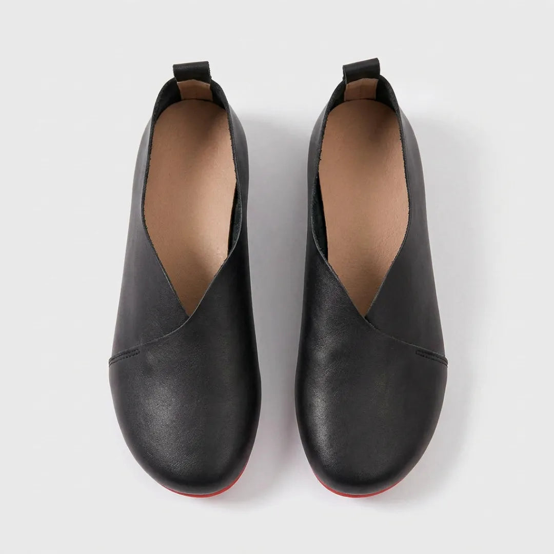 LEATHER FLATS-PALMA-1603