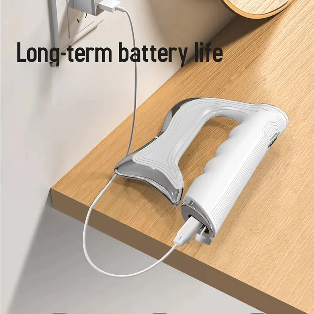 Electric Massage Blade charging via Type-C cable, portable electric fascia massager with long battery life