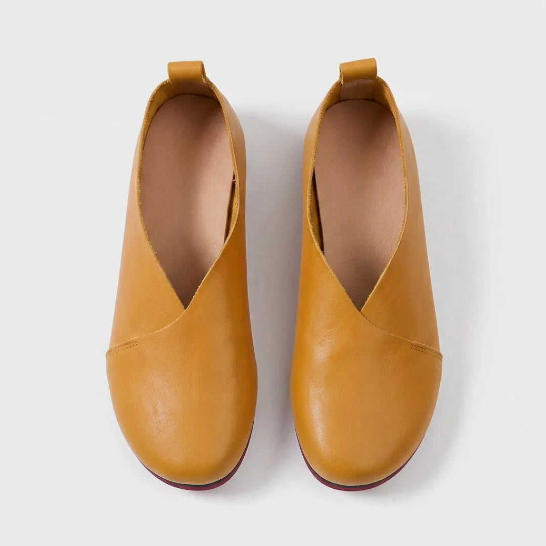 LEATHER FLATS-PALMA-1603