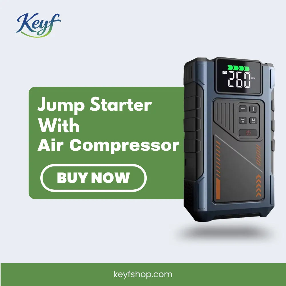 Keyf™ Jump Starter With Air Compressor