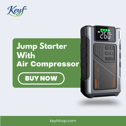 Keyf™ Jump Starter With Air Compressor