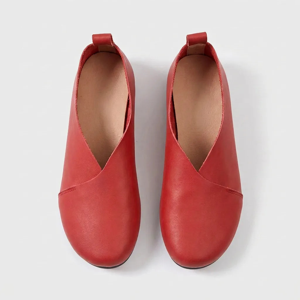 LEATHER FLATS-PALMA-1603