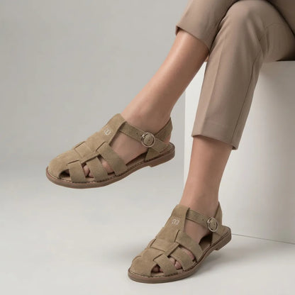SANDALES EN CUIR-NOVA-1708