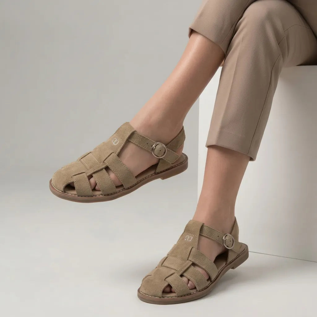 LEATHER SANDALS-NOVA-1708