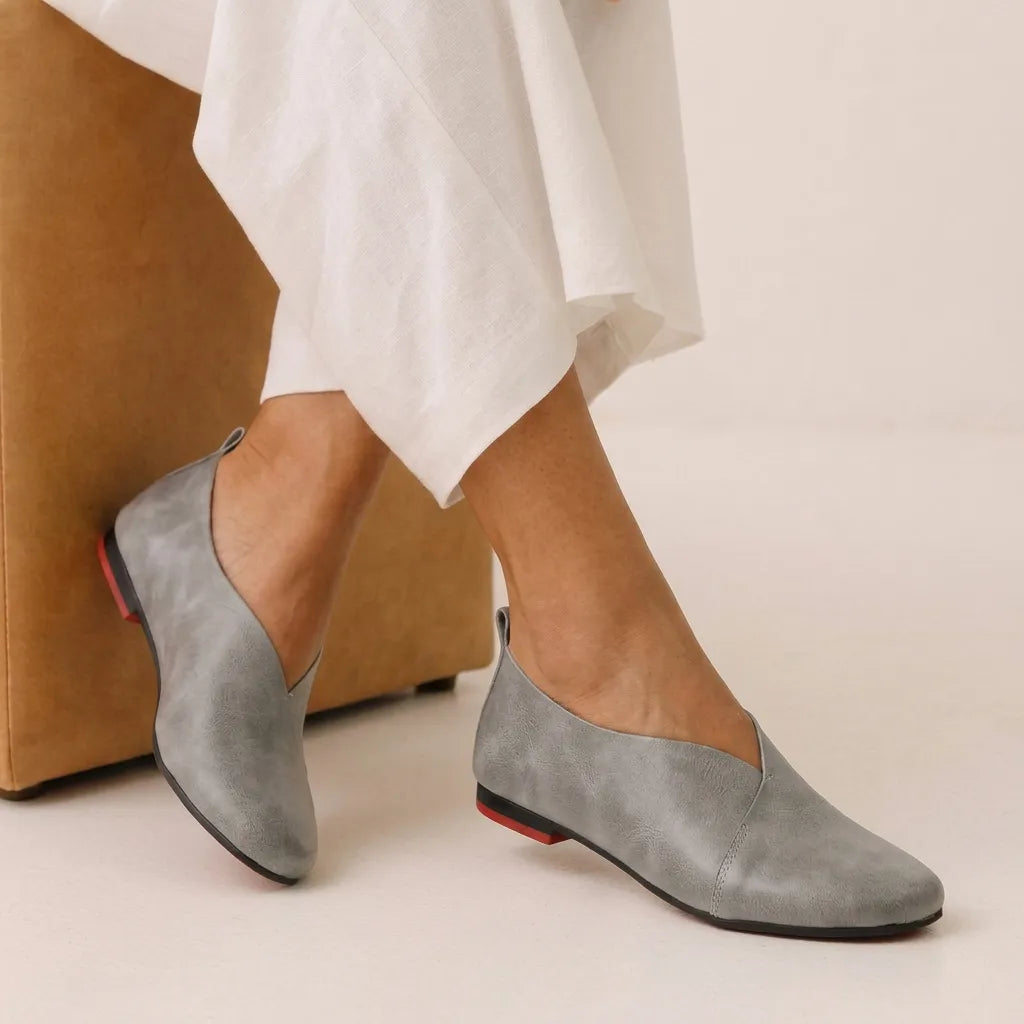 LEATHER FLATS-PALMA-1605