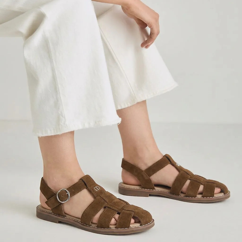 LEATHER SANDALS-NOVA-1708