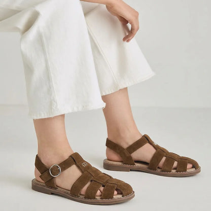SANDALES EN CUIR-NOVA-1708