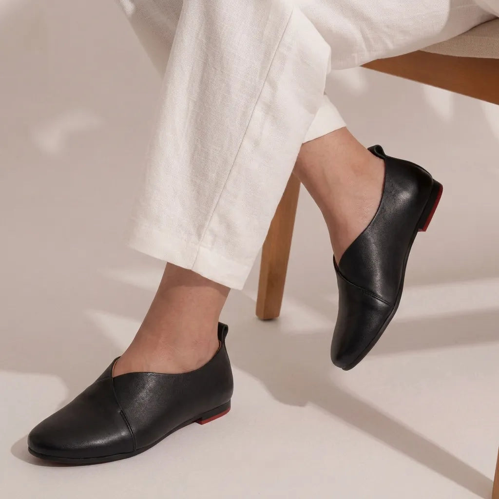 LEATHER FLATS-PALMA-1603