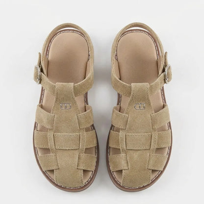 SANDALES EN CUIR-NOVA-1708