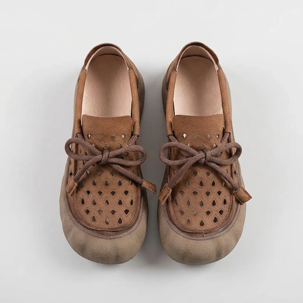 LEATHER LOAFERS-AURA-1418