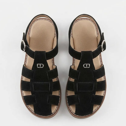 SANDALES EN CUIR-NOVA-1708