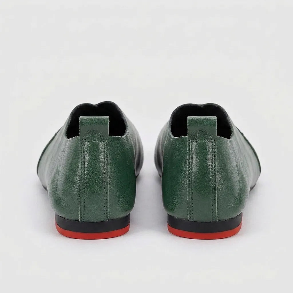 LEATHER FLATS-PALMA-1605