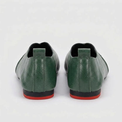 LEATHER FLATS-PALMA-1605