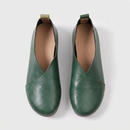 LEATHER FLATS-PALMA-1605