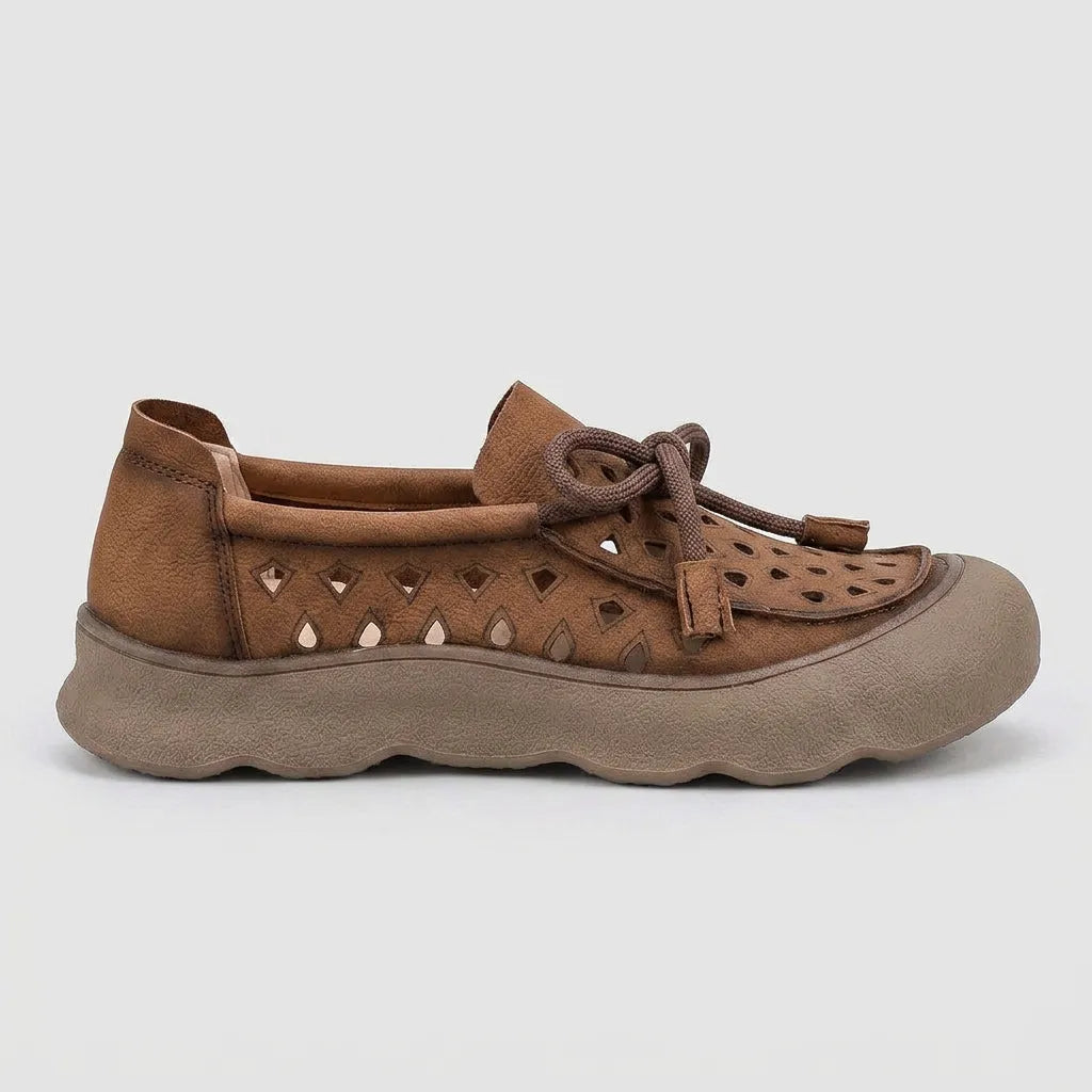 LEATHER LOAFERS-AURA-1418